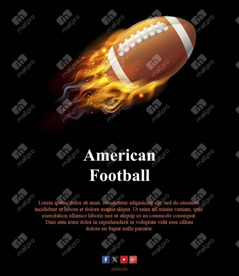 American Football Aktionen