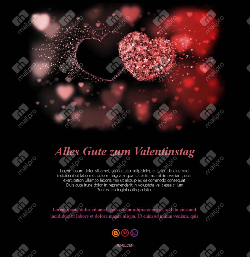 Liebe am Valentinstag feiern Bewerben