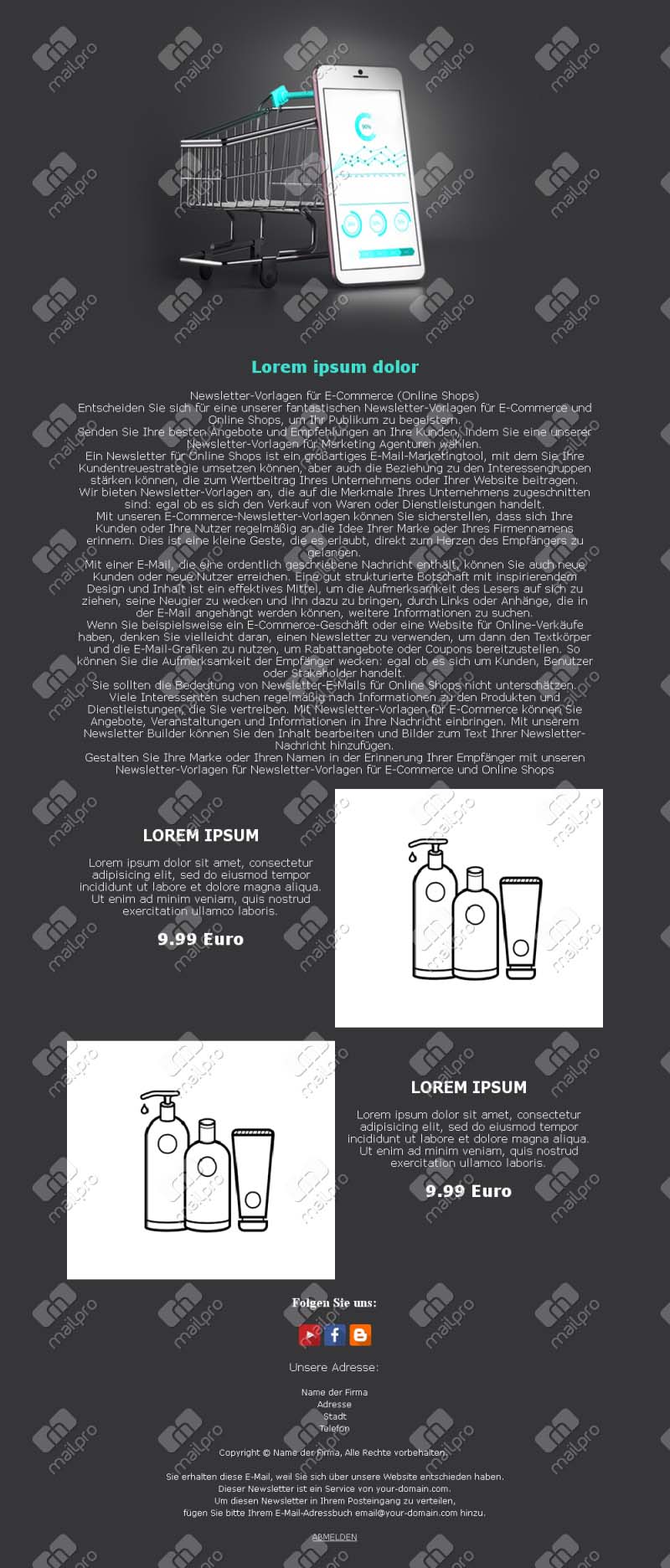 Online-Shop Kampagnen