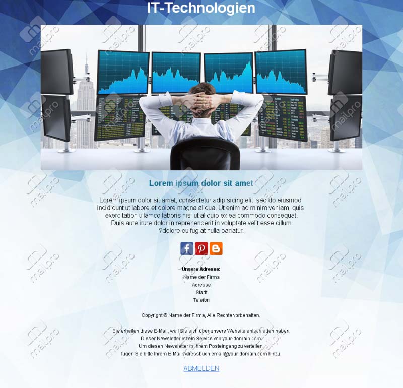 IT Unternehmensmitteilungen