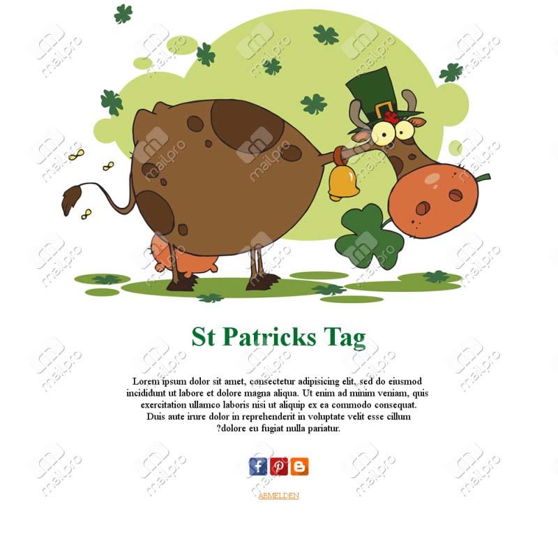 Glücklicher Patrickstag