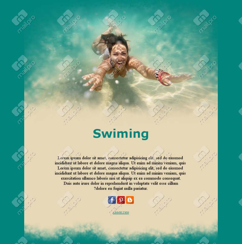 Schwimm-Event Emails