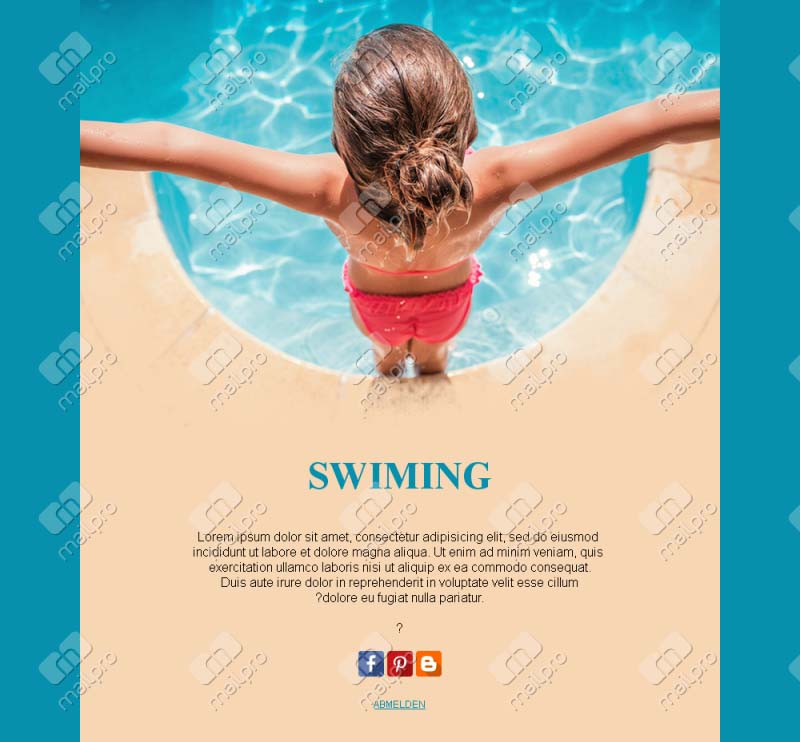 Pool & Schwimmvorlagen