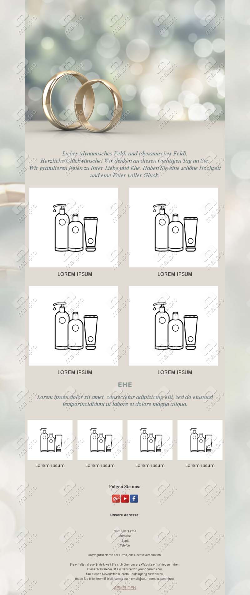 Romantische Email Vorlagen