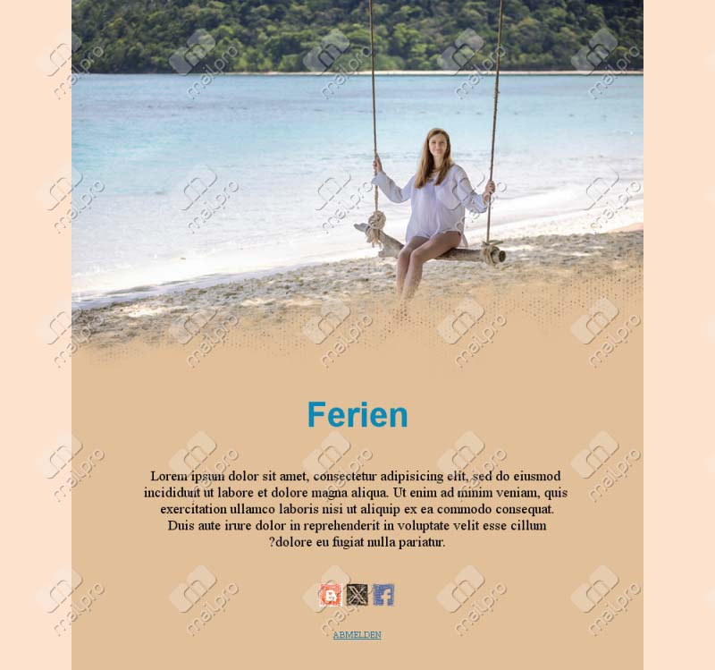 Feierliche E-Mail Designs