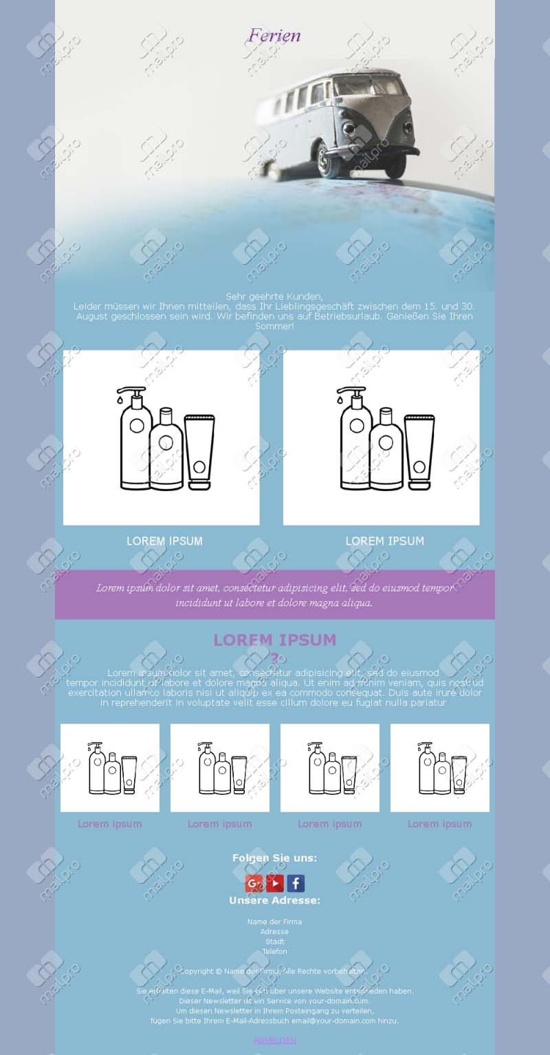 Festliche Email Ideen