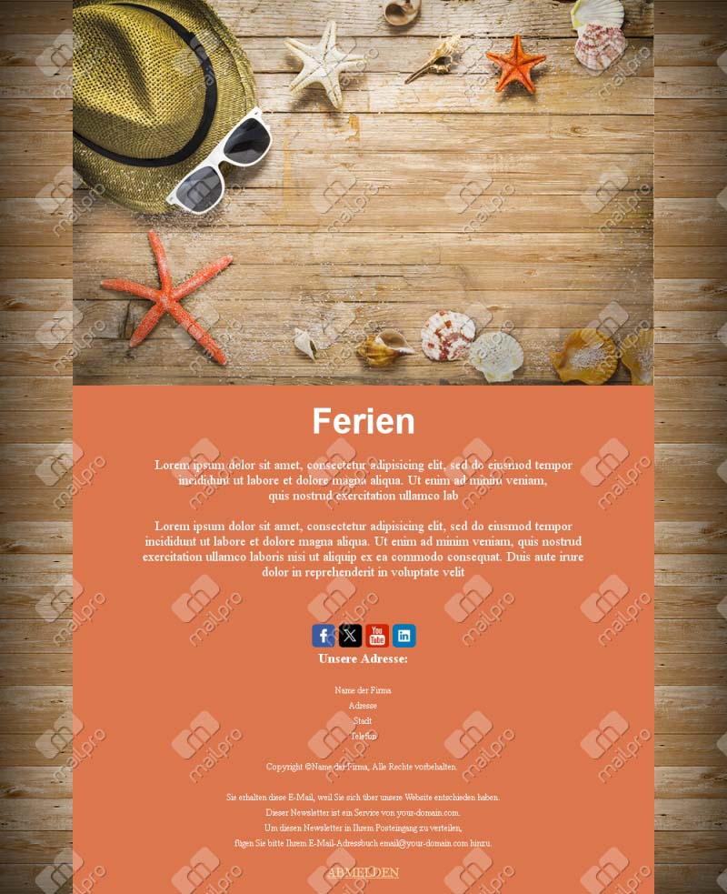 Feierliche Nachrichten