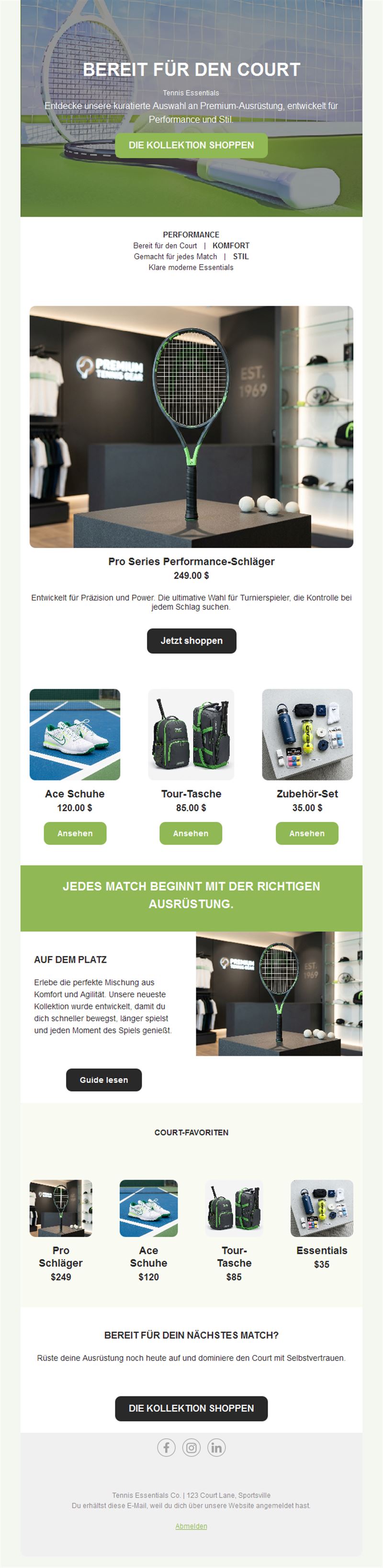 Exciting Tennis Match Templates