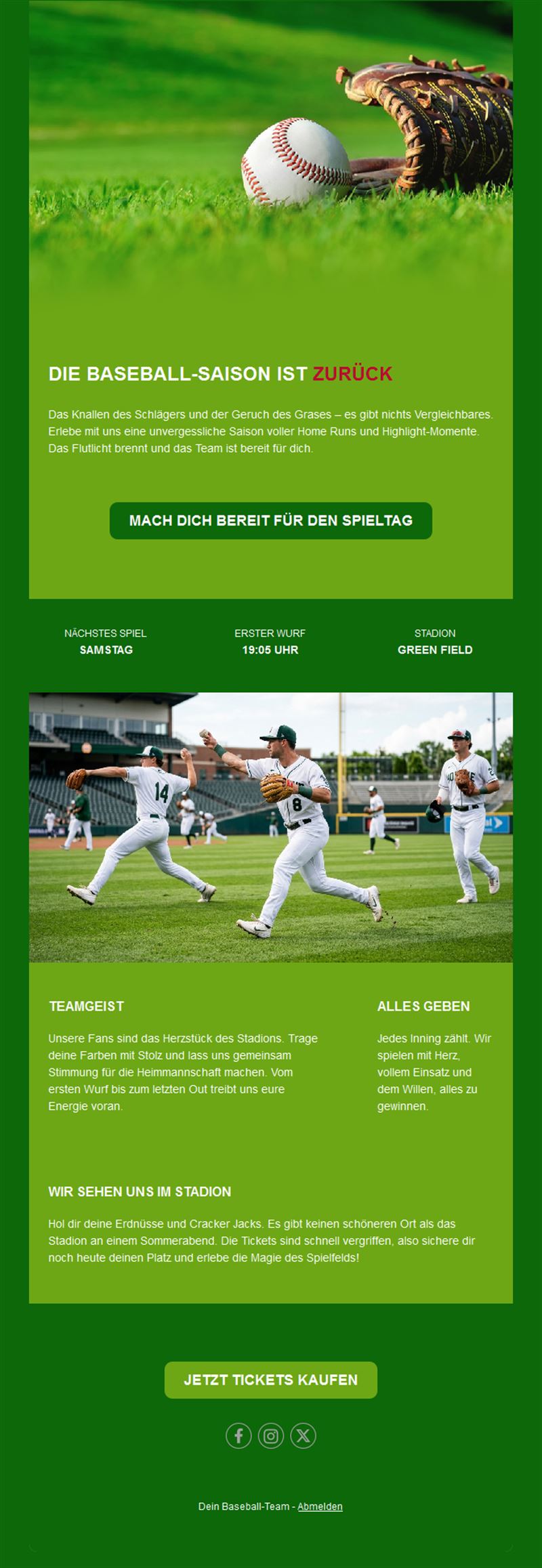 Vibrant Baseball Fan Templates