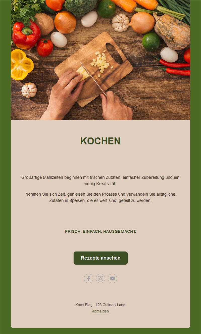 Delicious Cooking Recipe Templates