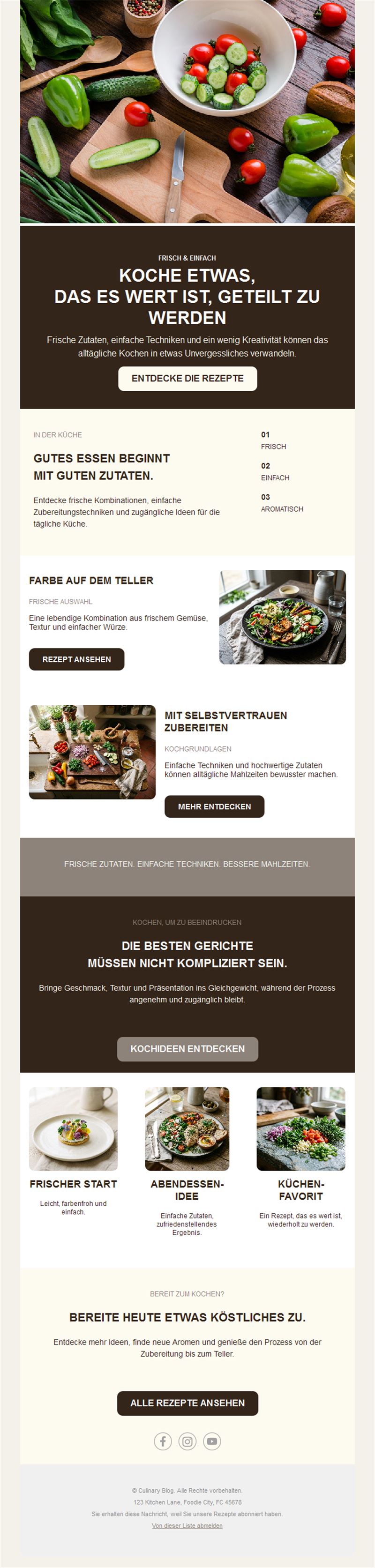 Delicious Cooking Recipe Templates