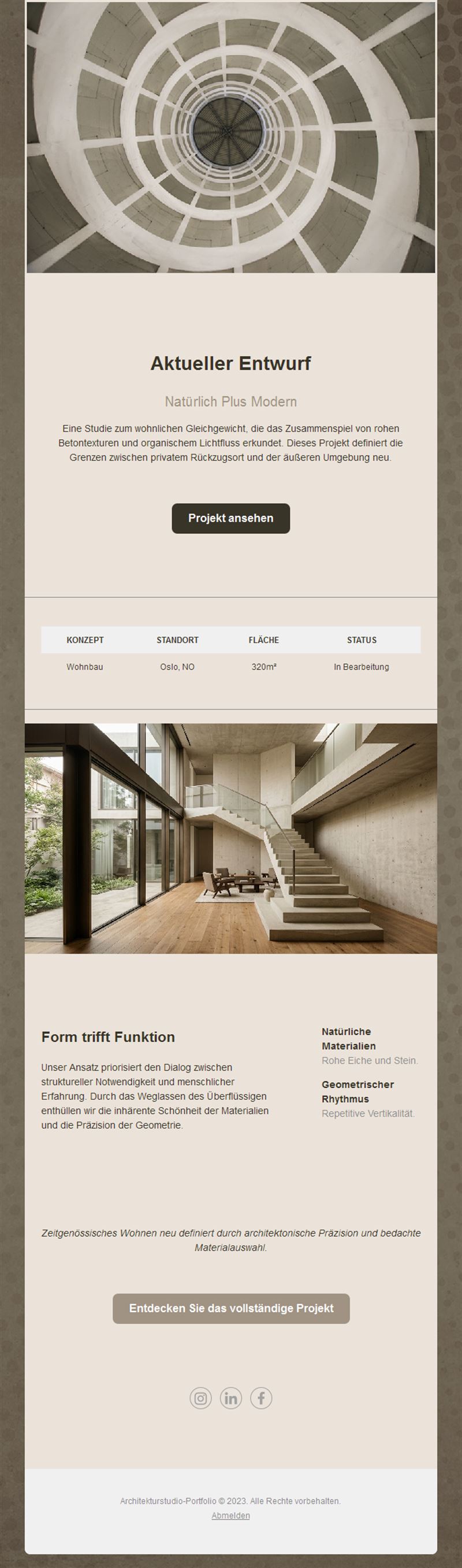 Elegant Architecture Email Templates