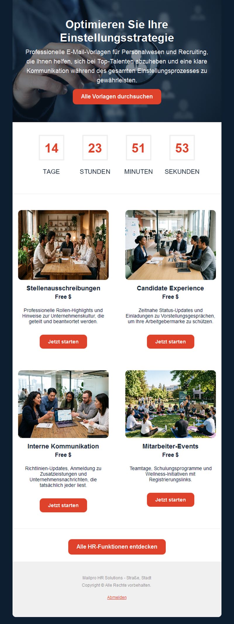 Dynamic HR Recruiting Templates