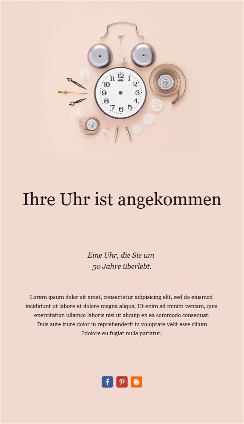Luxury Watch Collection Templates