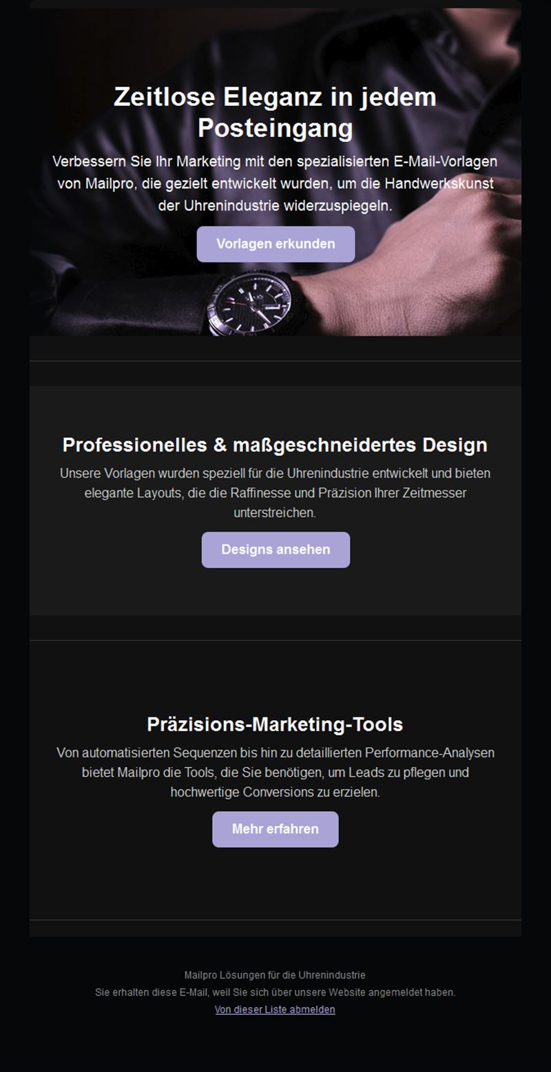Luxury Watch Collection Templates