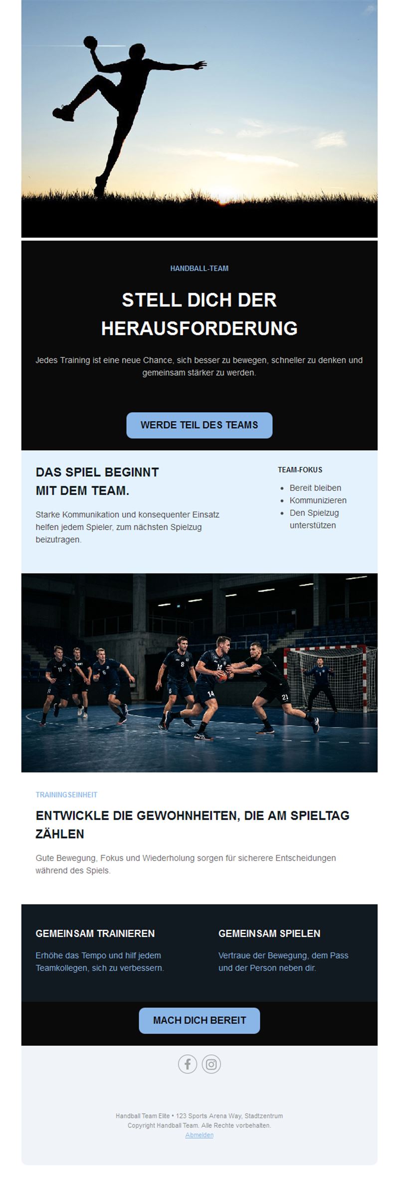 Handball Action
