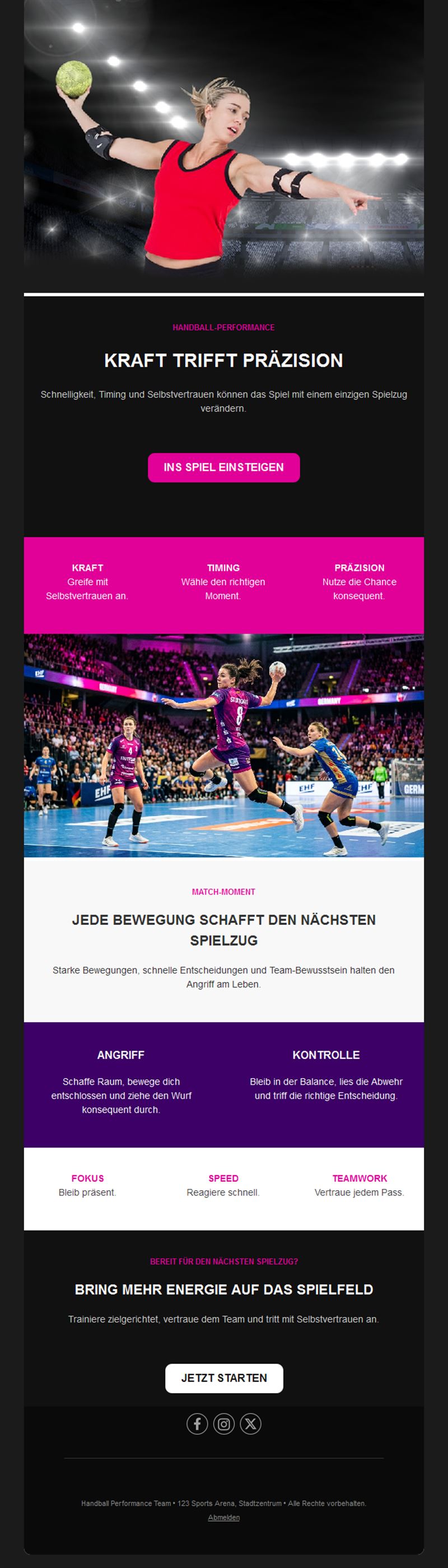 Handball Action
