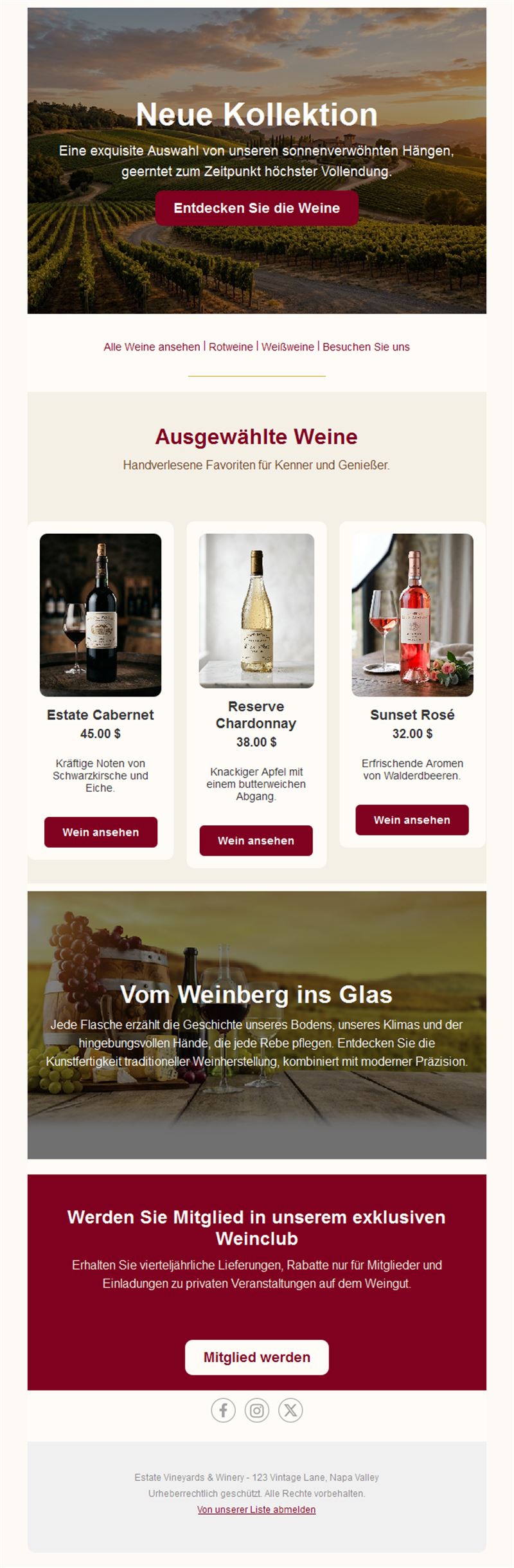 Wine Creation Templates
