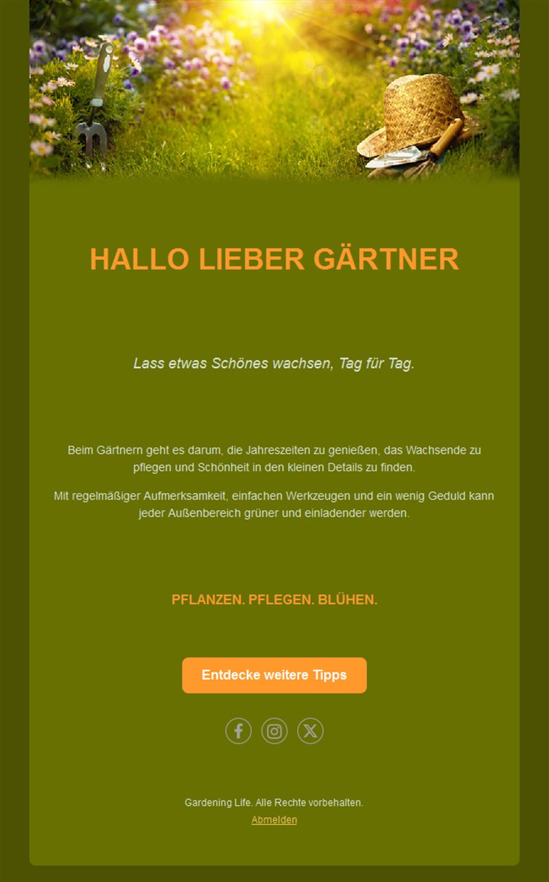 Garden Lovers Templates