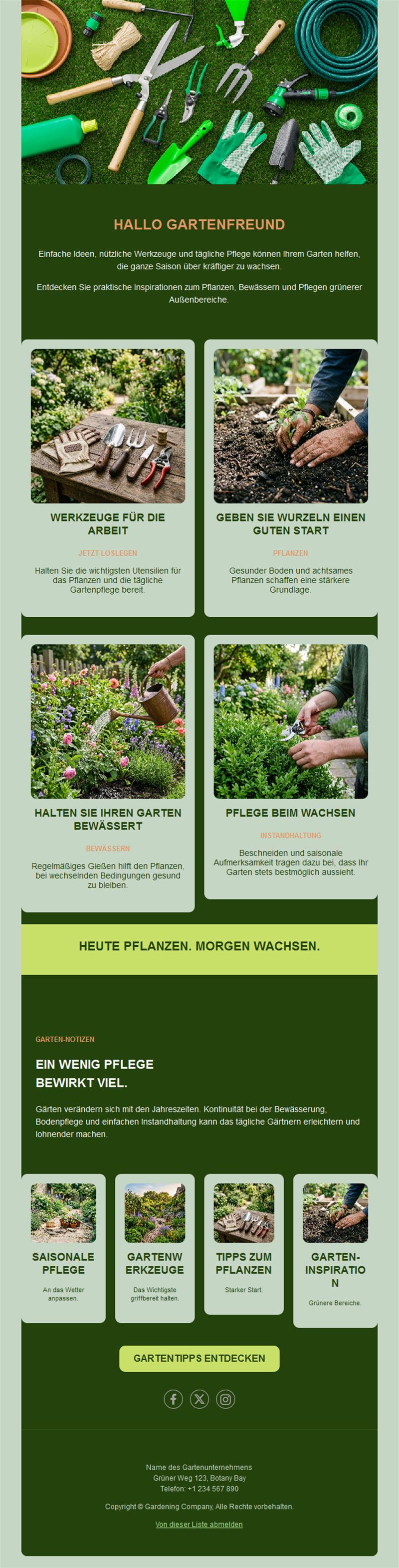 Lush Garden Templates