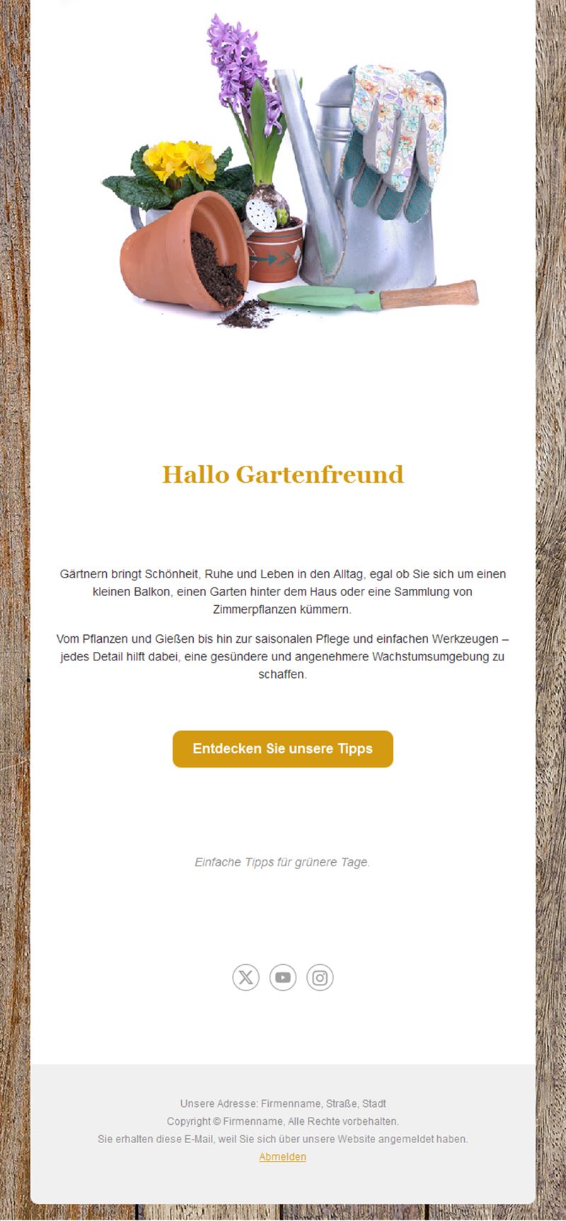 Green Thumb Emails