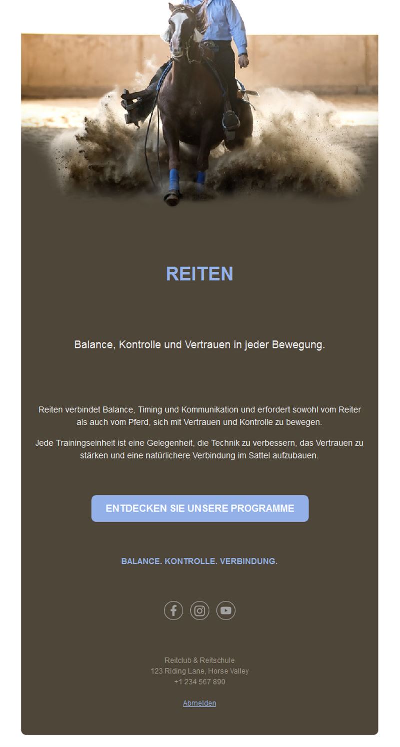 Riding Passion Emails
