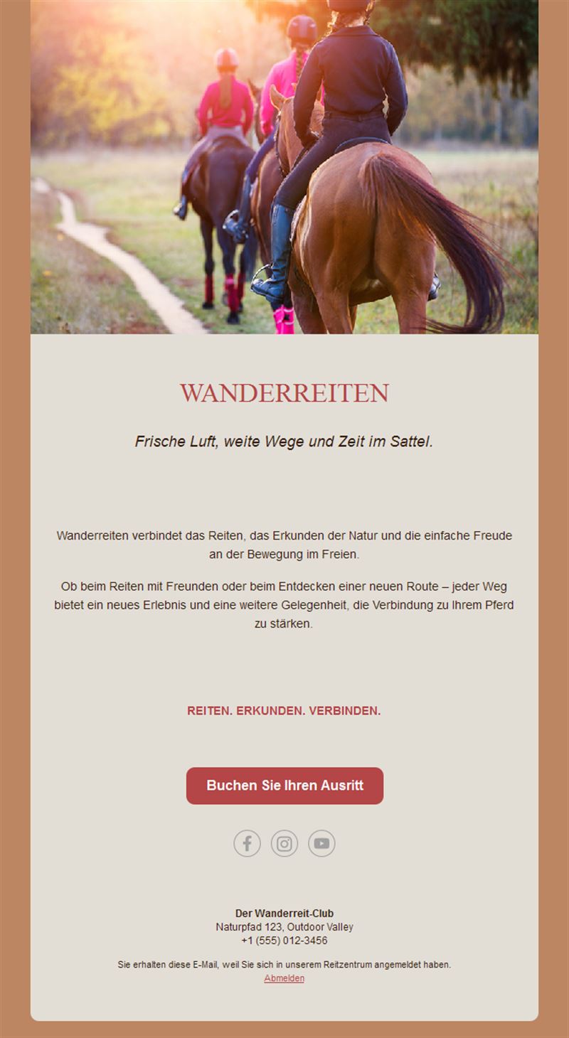 Riding Club Templates