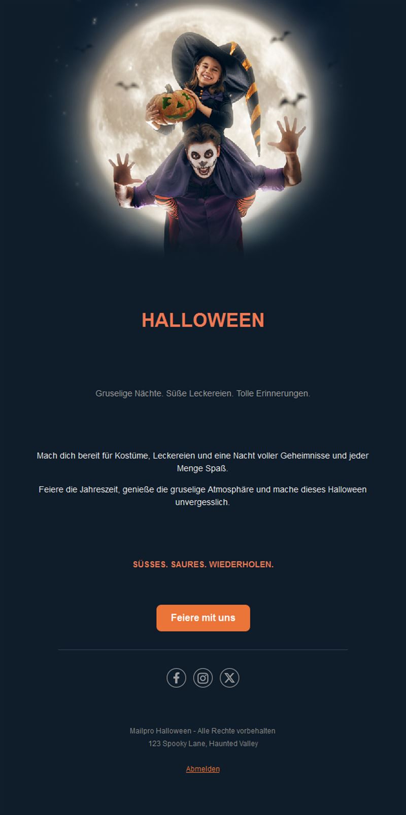 Halloween Celebration Templates