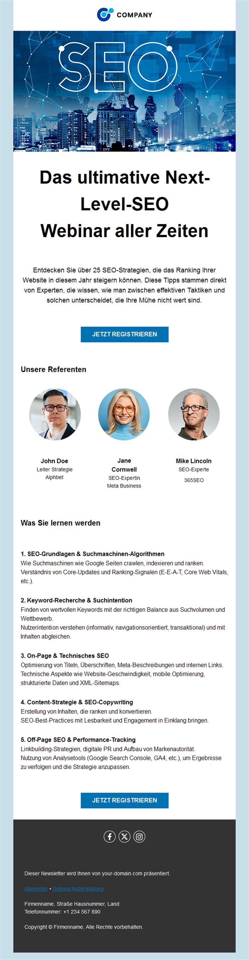 Event Invitation Email Templates