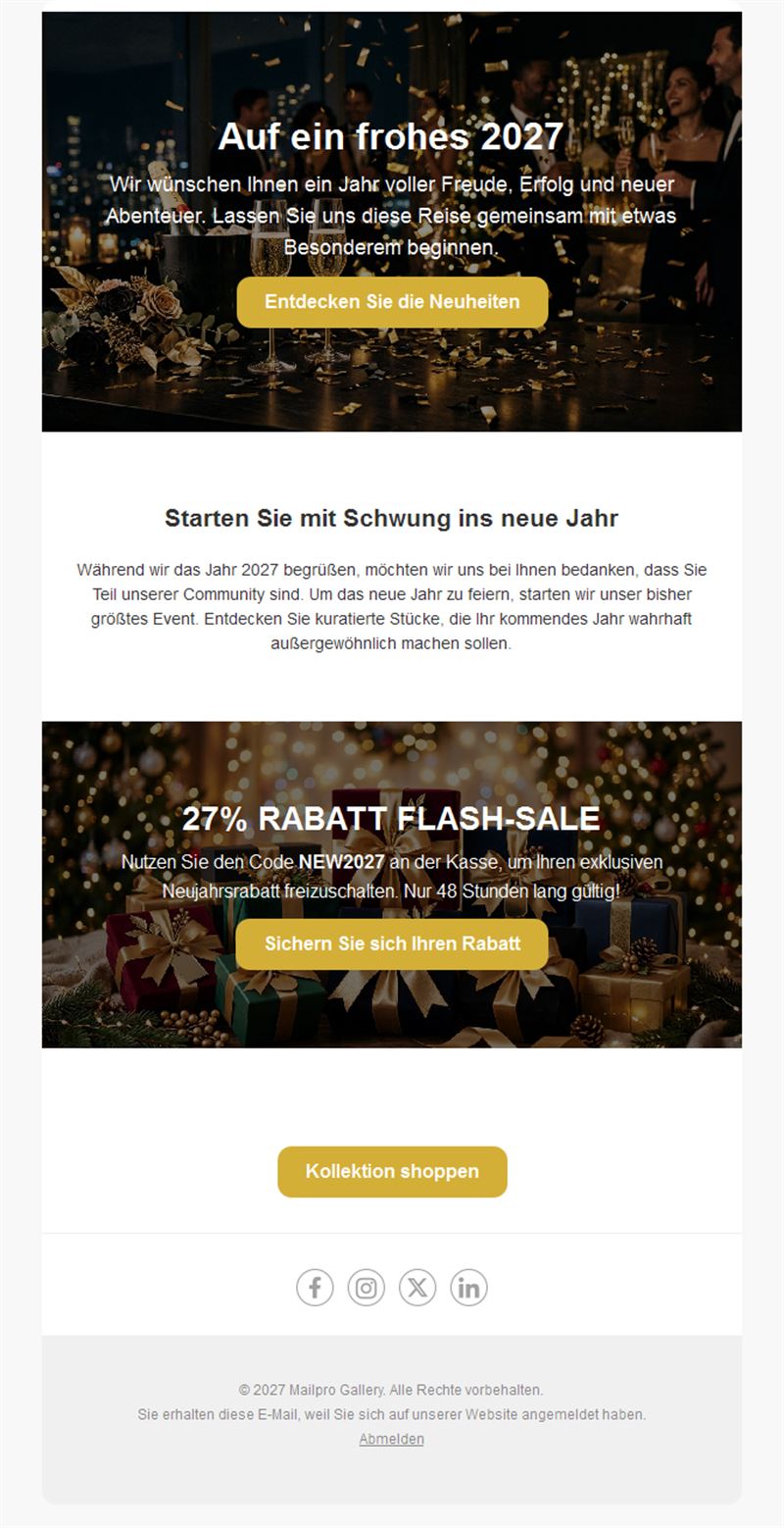 New Year 2027 Flash Sale