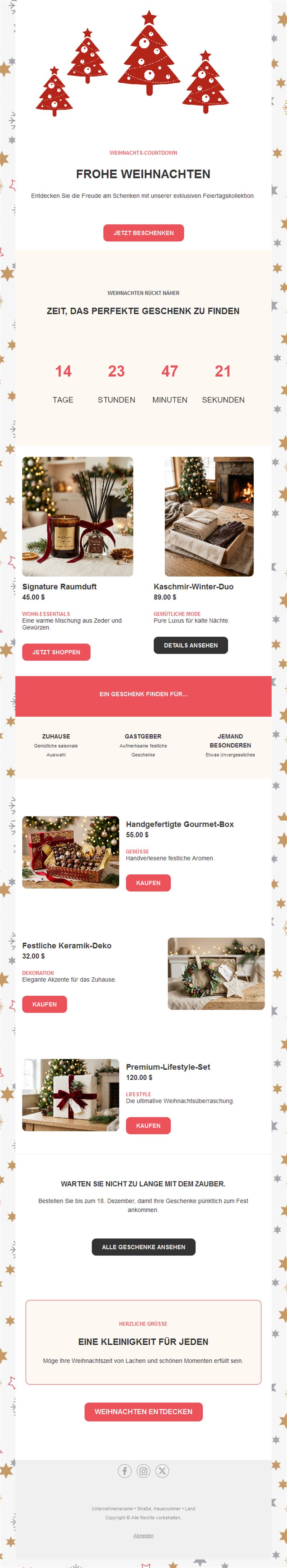 Holiday Email Templates