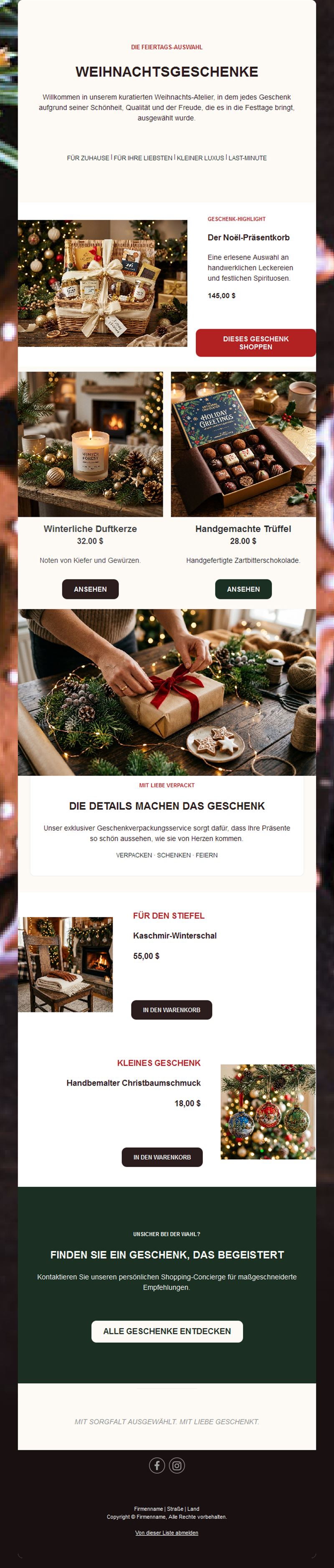 Holiday Cheer Emails