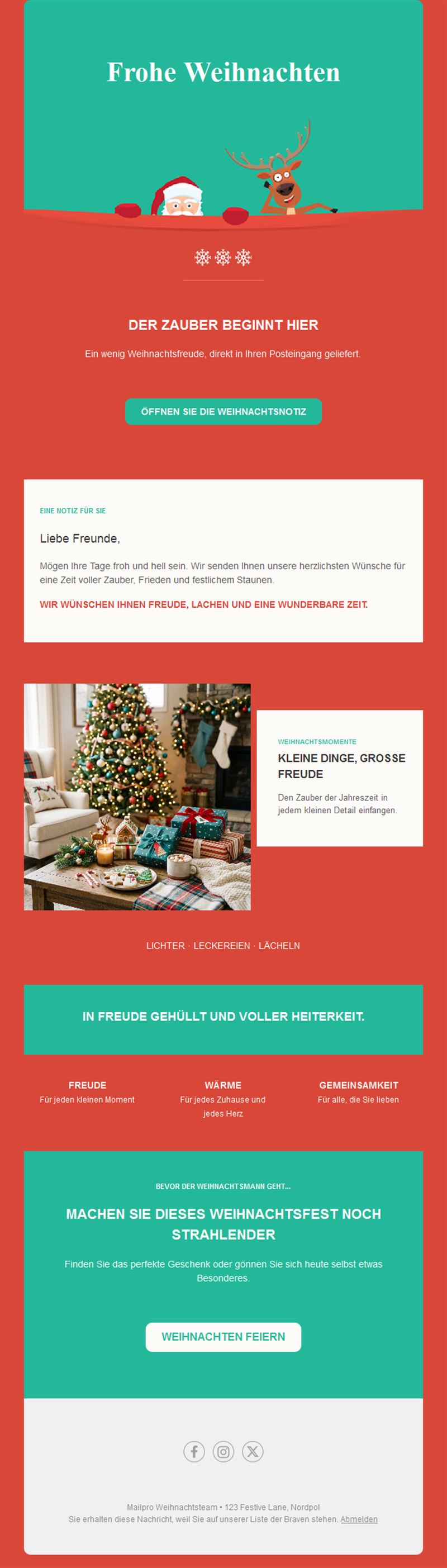 Season's Greetings Email