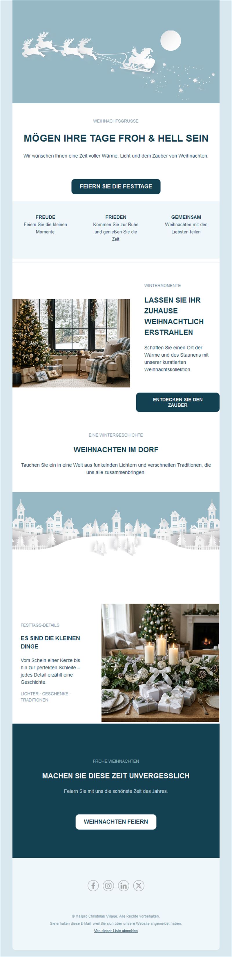 Joyful Holiday Email