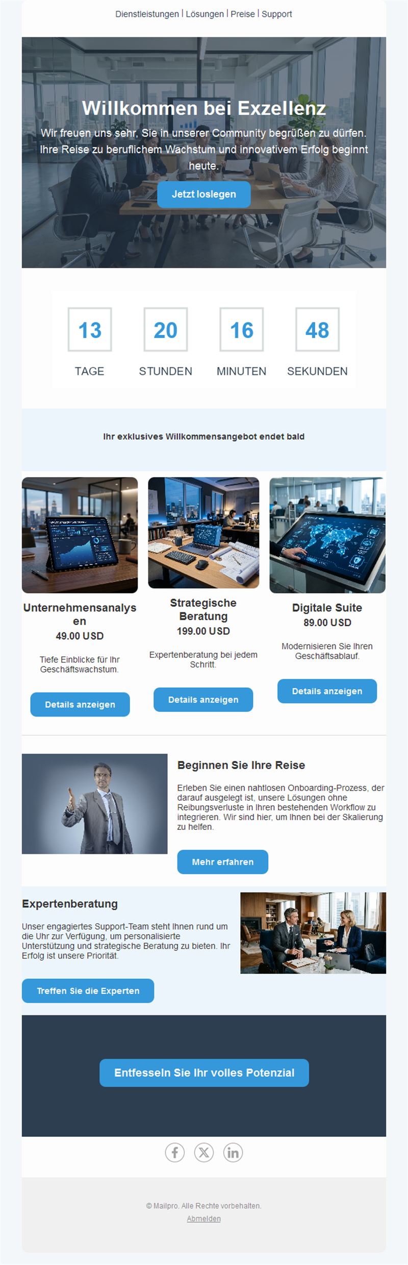 New Subscriber Email Greetings