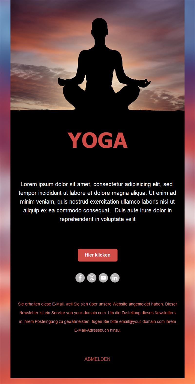 Wellbeing Email Updates