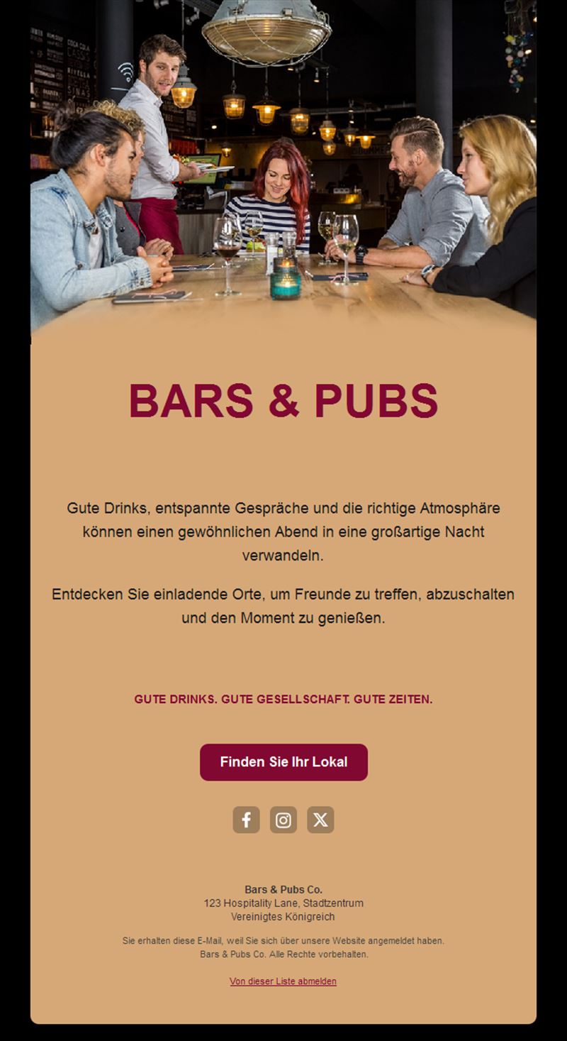Fun Bar Email Templates