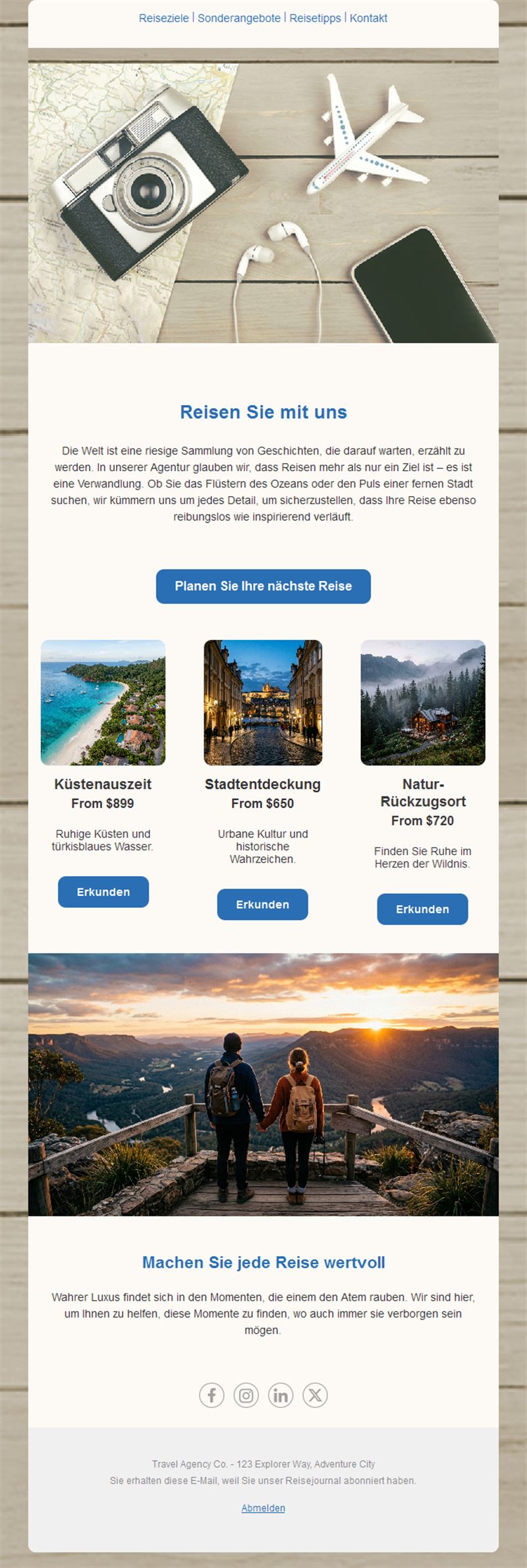 Journey Email Updates
