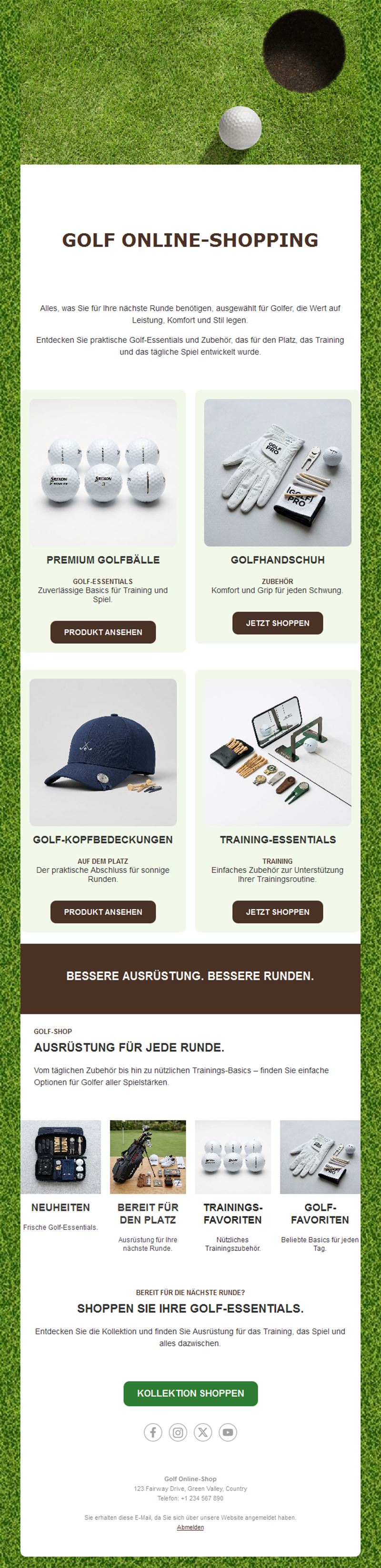 Tee Time Email Alerts