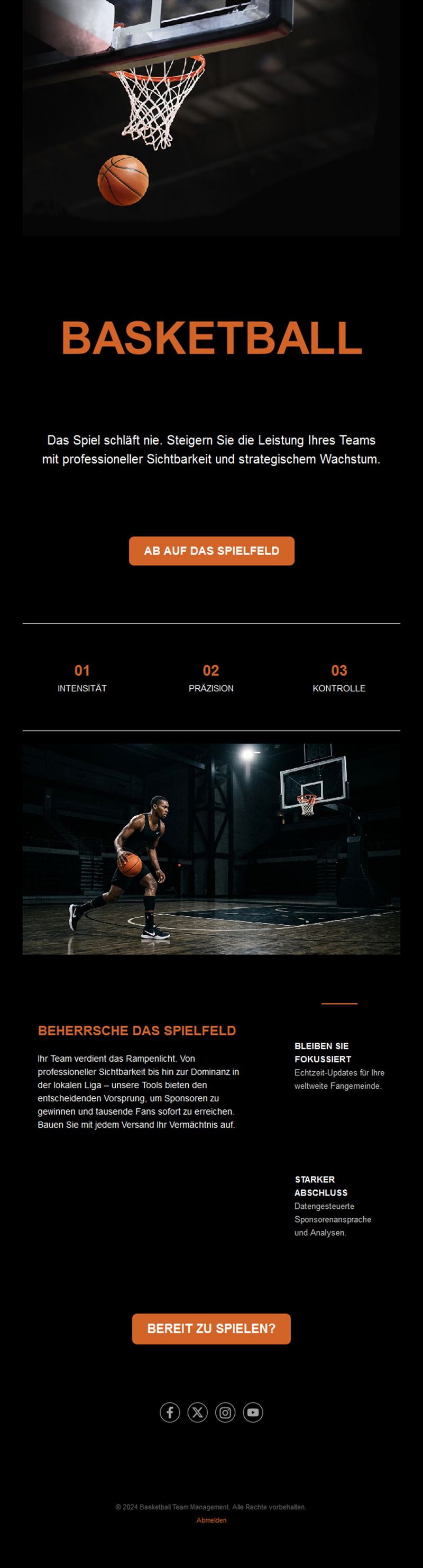 Basketball Newsletters Email