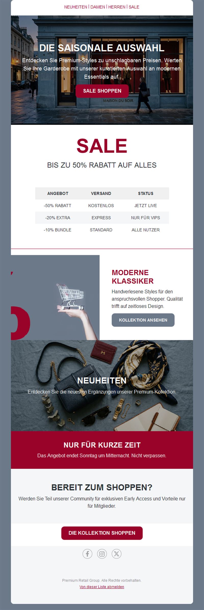 Sales Promotion Emails