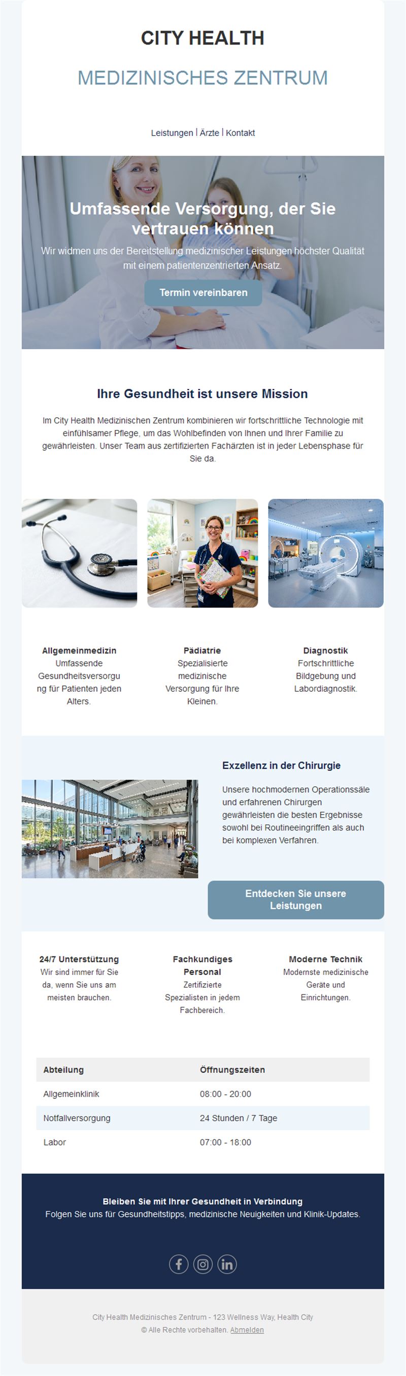 Healthcare Email Updates