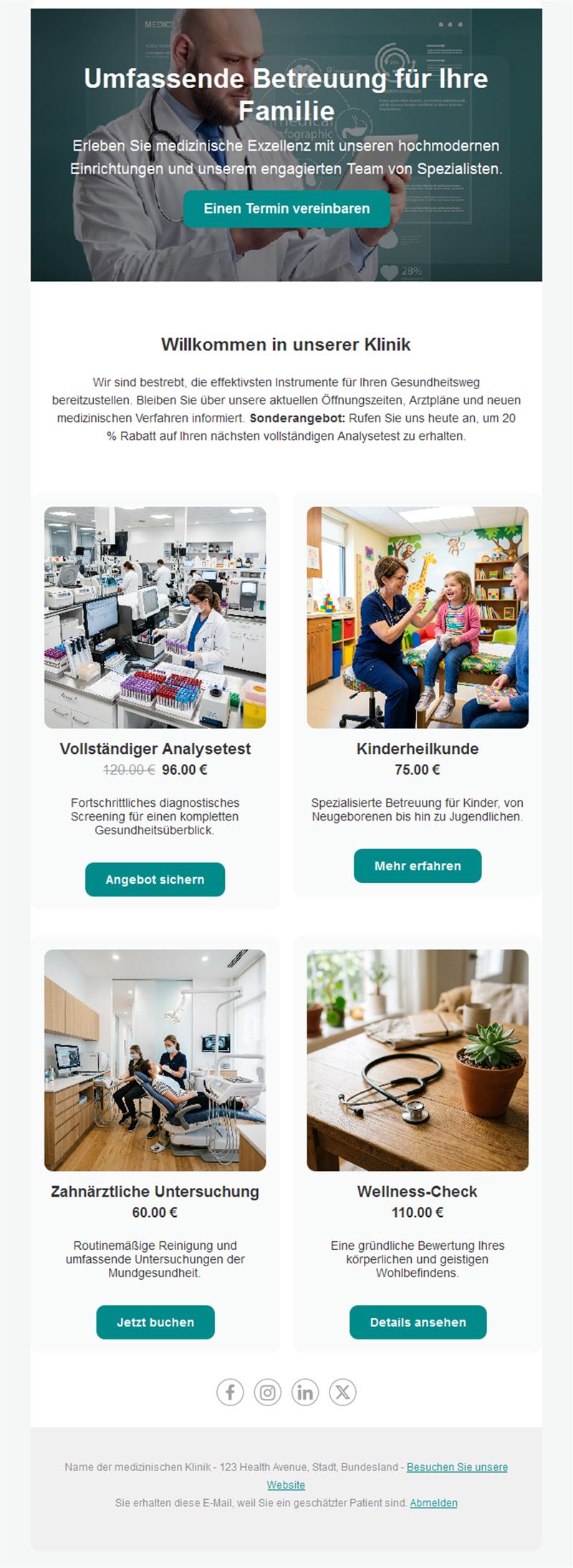 Medical Alert Email Templates