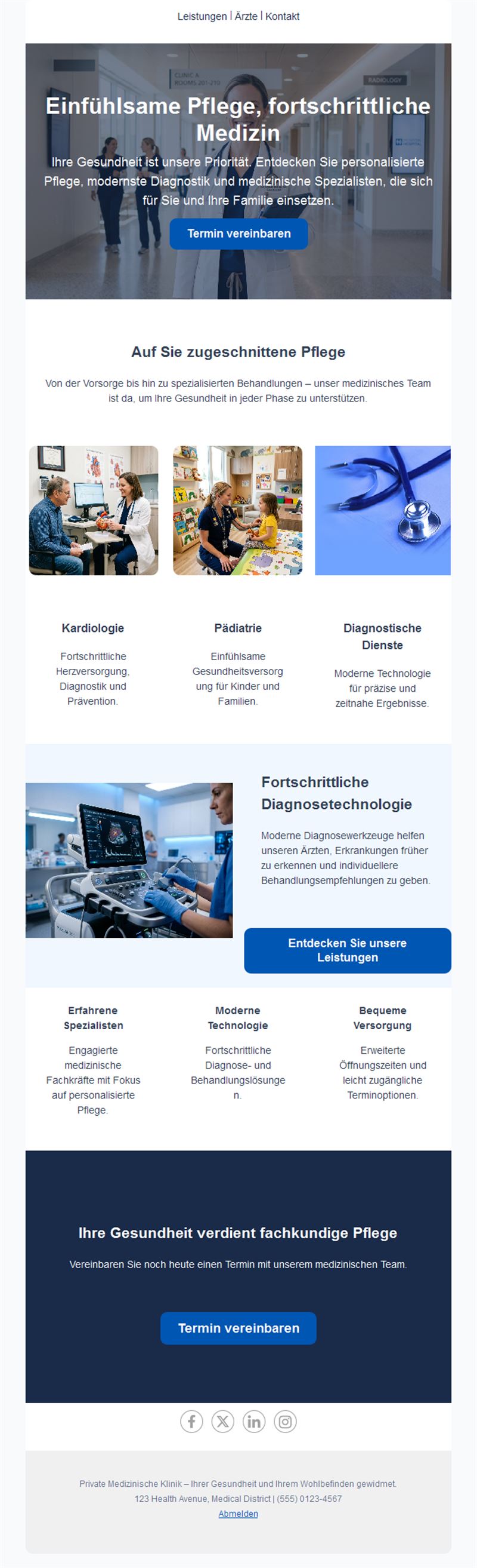 Clinic Announcement Emails