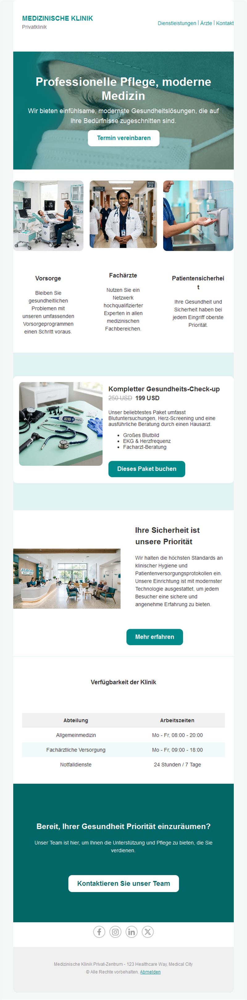 Patient Info Email Layouts
