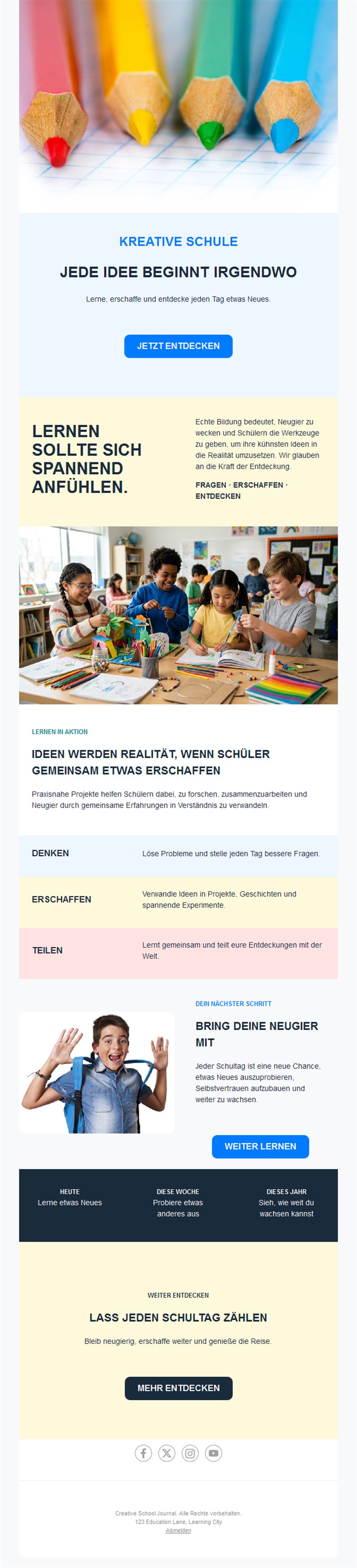 School Communication Emails