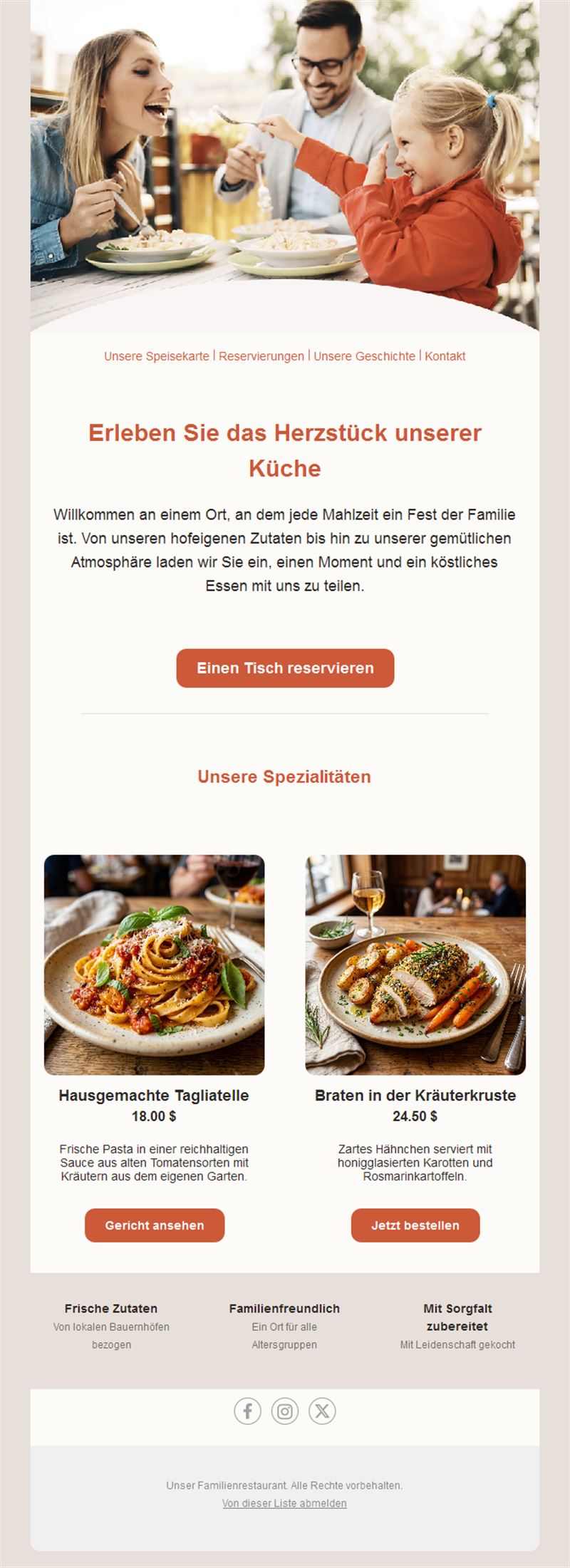 Restaurant Email News