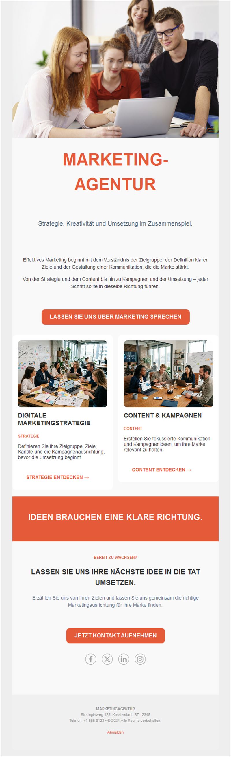Agency Email Updates