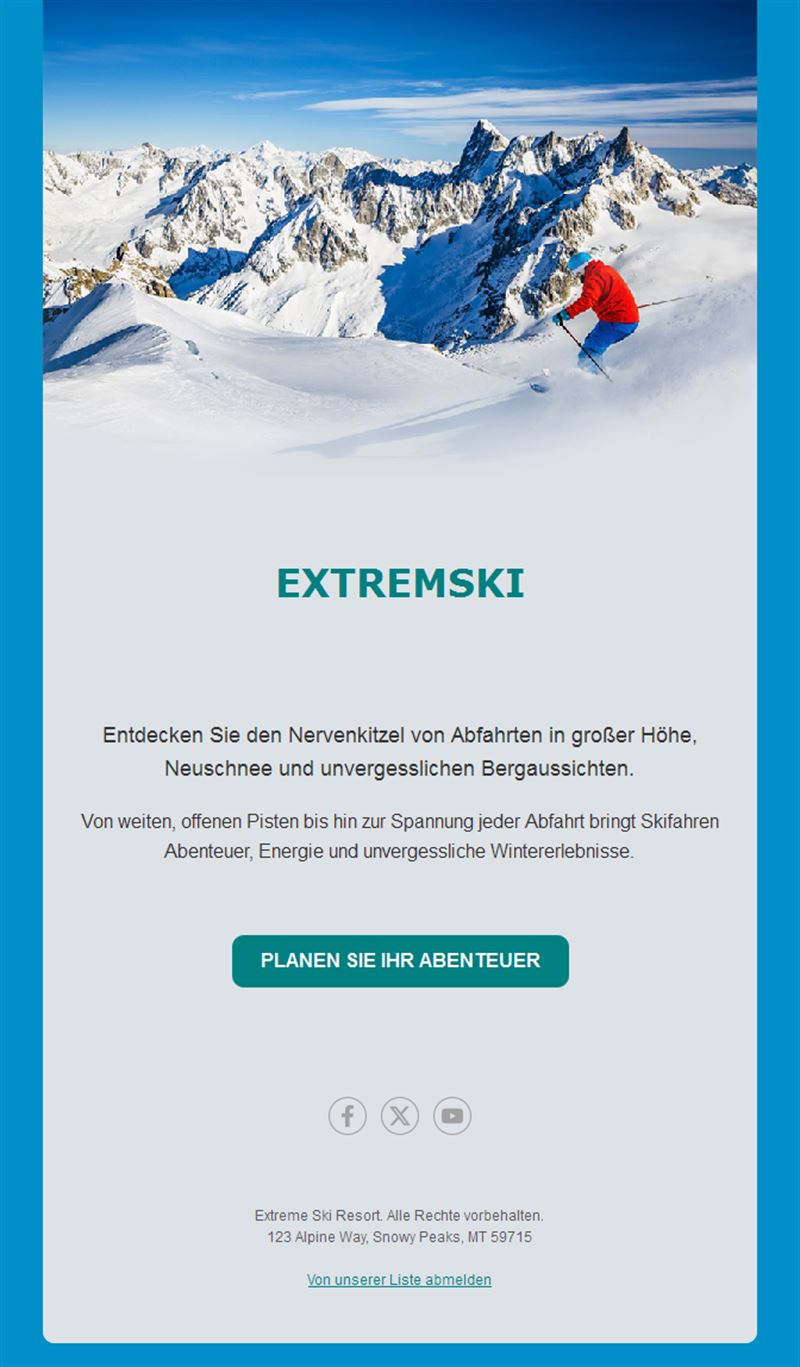 Ski Equipment Promotion