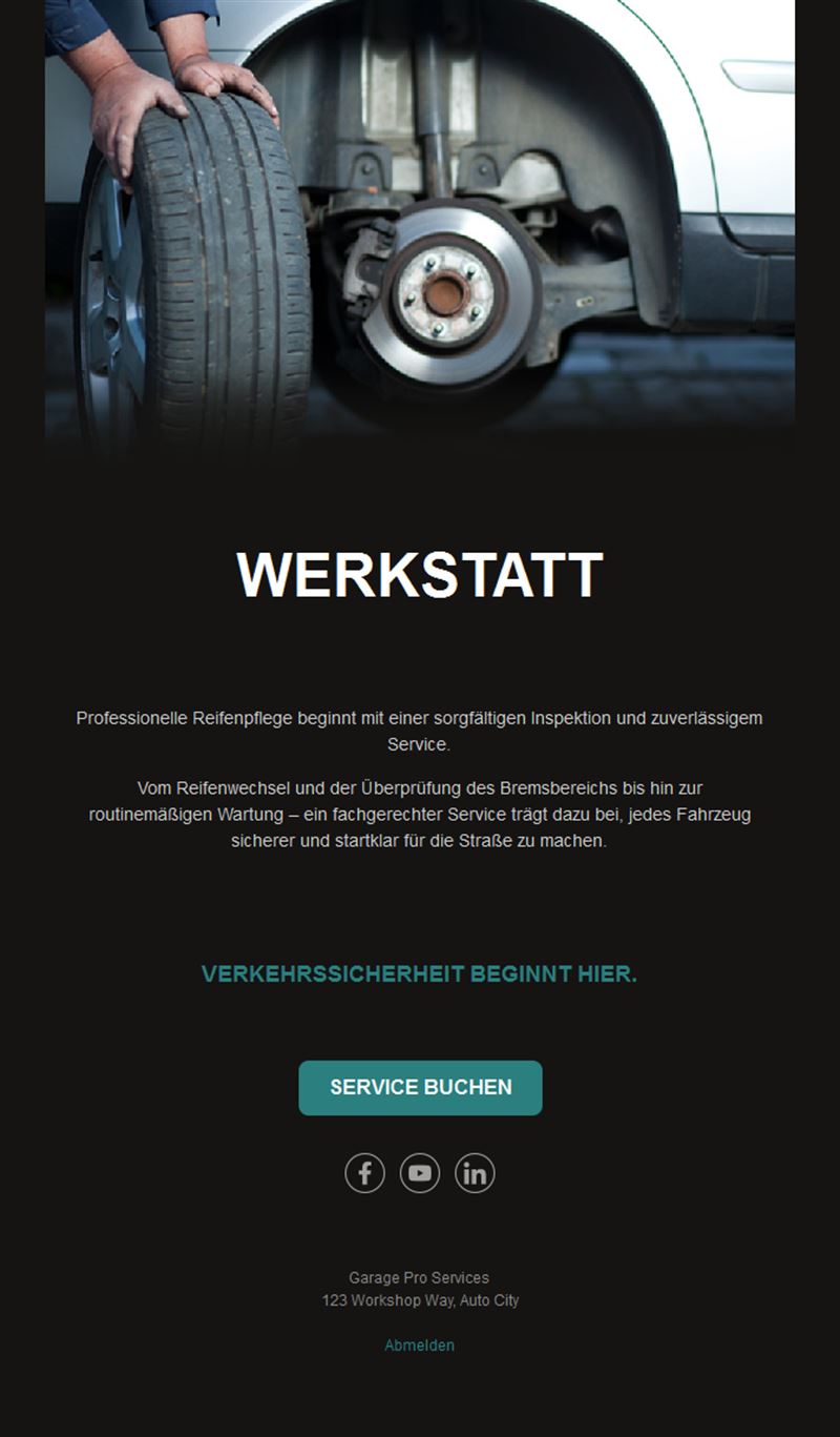 Garage Promotion Template